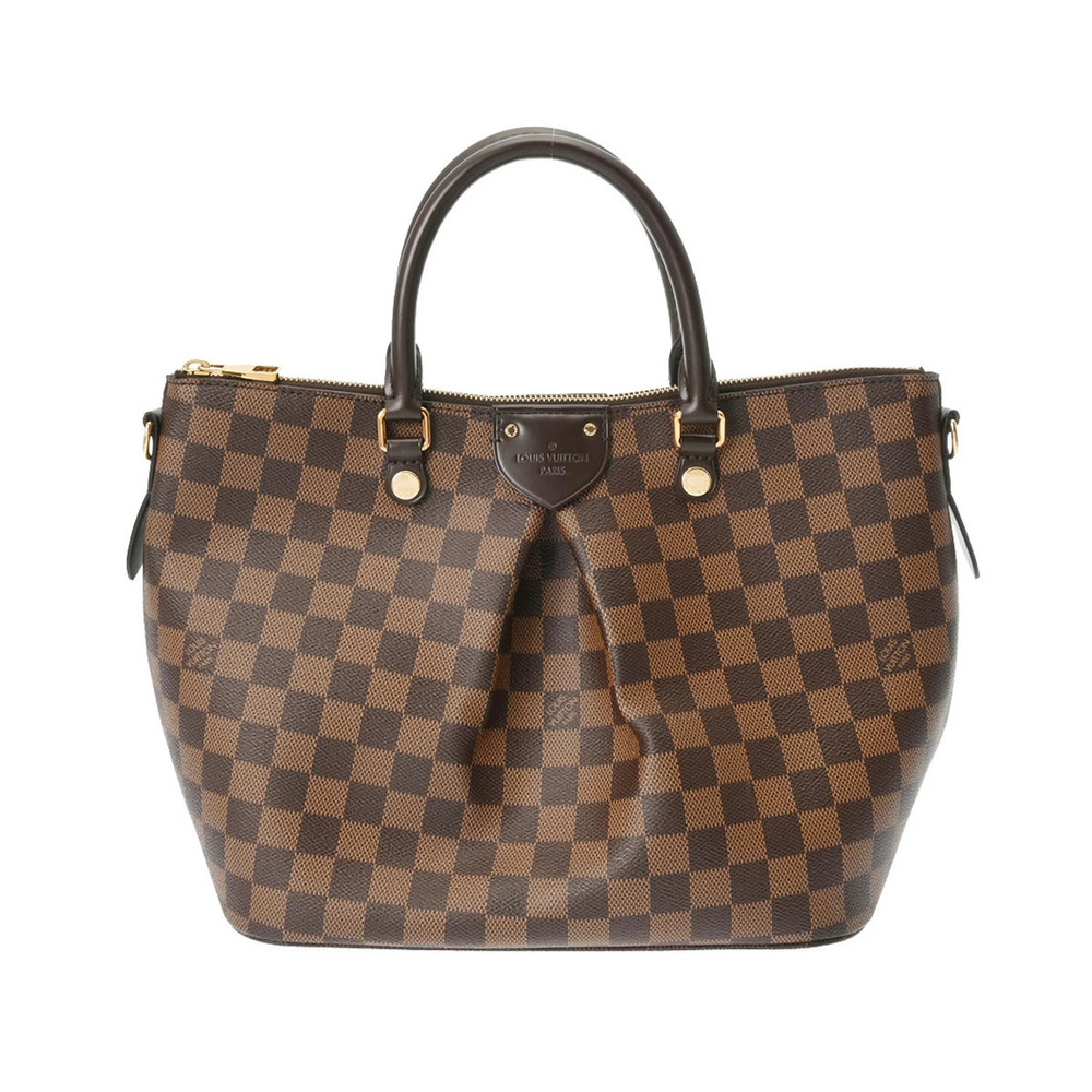 LOUIS VUITTON Damier Siena Brown Canvas Handbag
